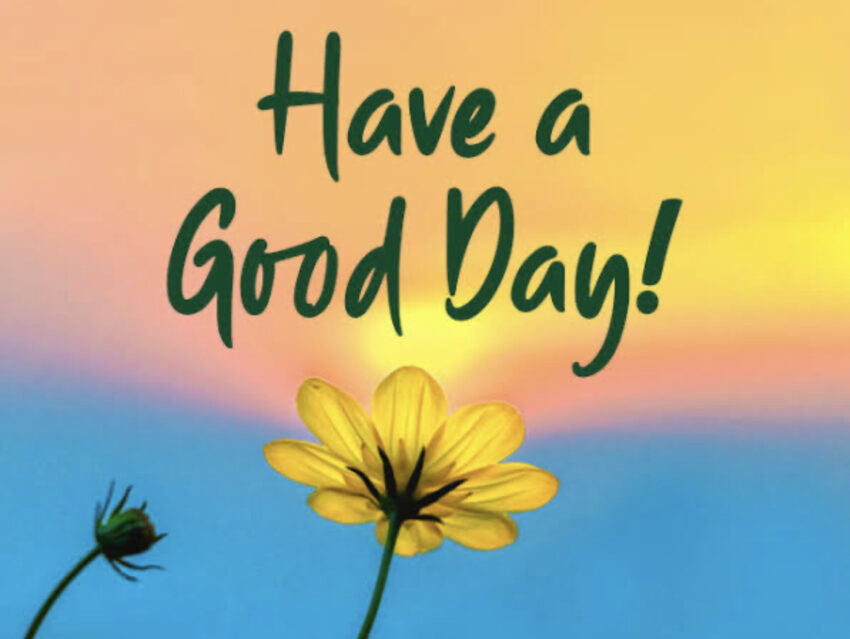 flirty way to say have a good day