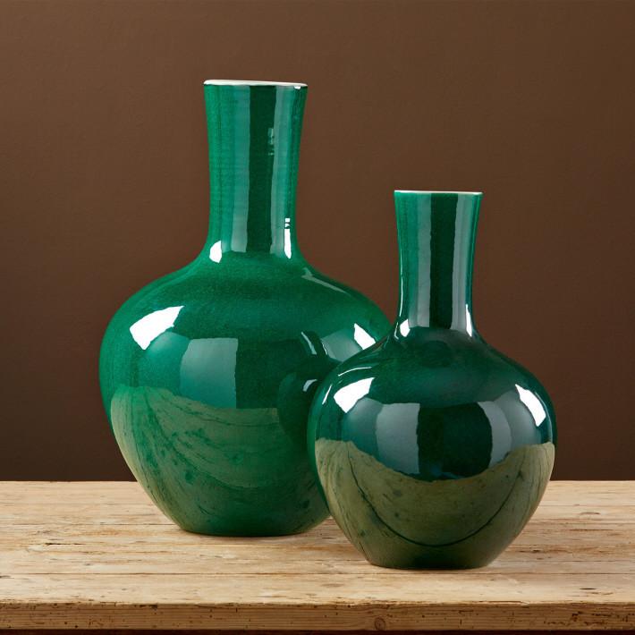 ceramic floral vases